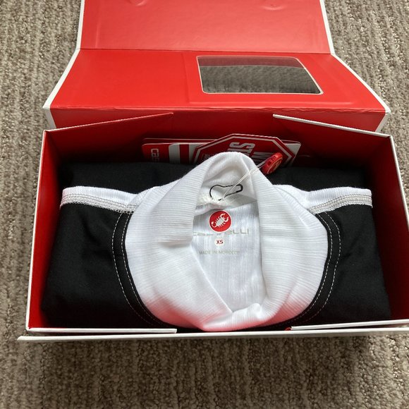 New Men's XS Castelli Flanders Windstopper Cycling Long Sleeve Base Layer Shirt - Picture 3 of 5